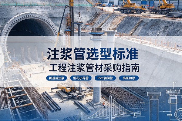 瓮安注浆管选型标准